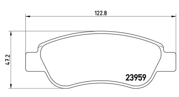 MAGNETI MARELLI Piduriklotsi komplekt,ketaspidur 363700461081